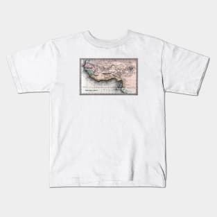 1830 Map of Western Africa Kids T-Shirt